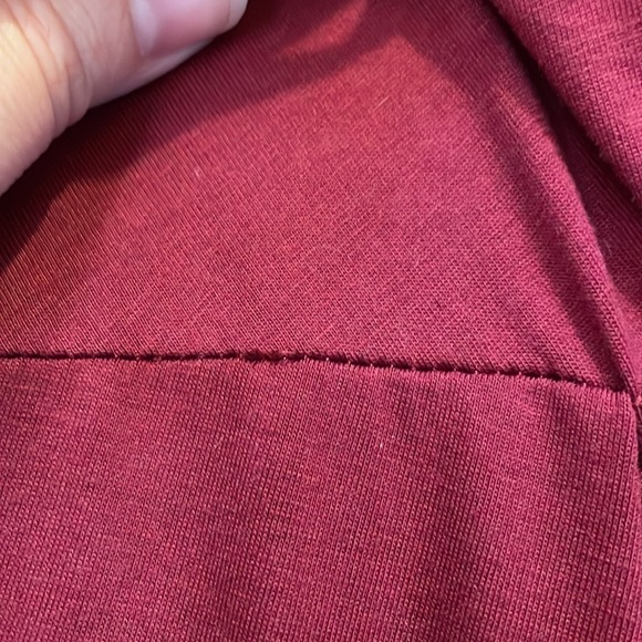 SHEIN Midi Berry Red V-Neck Tank Dress Front Tie | Size Medium - Picture 7 of 14